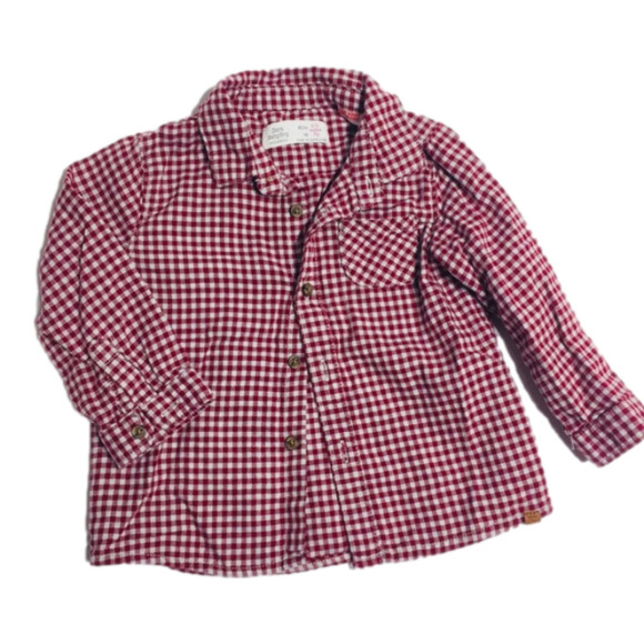 Zara plaid shirt - Picture 1 of 2
